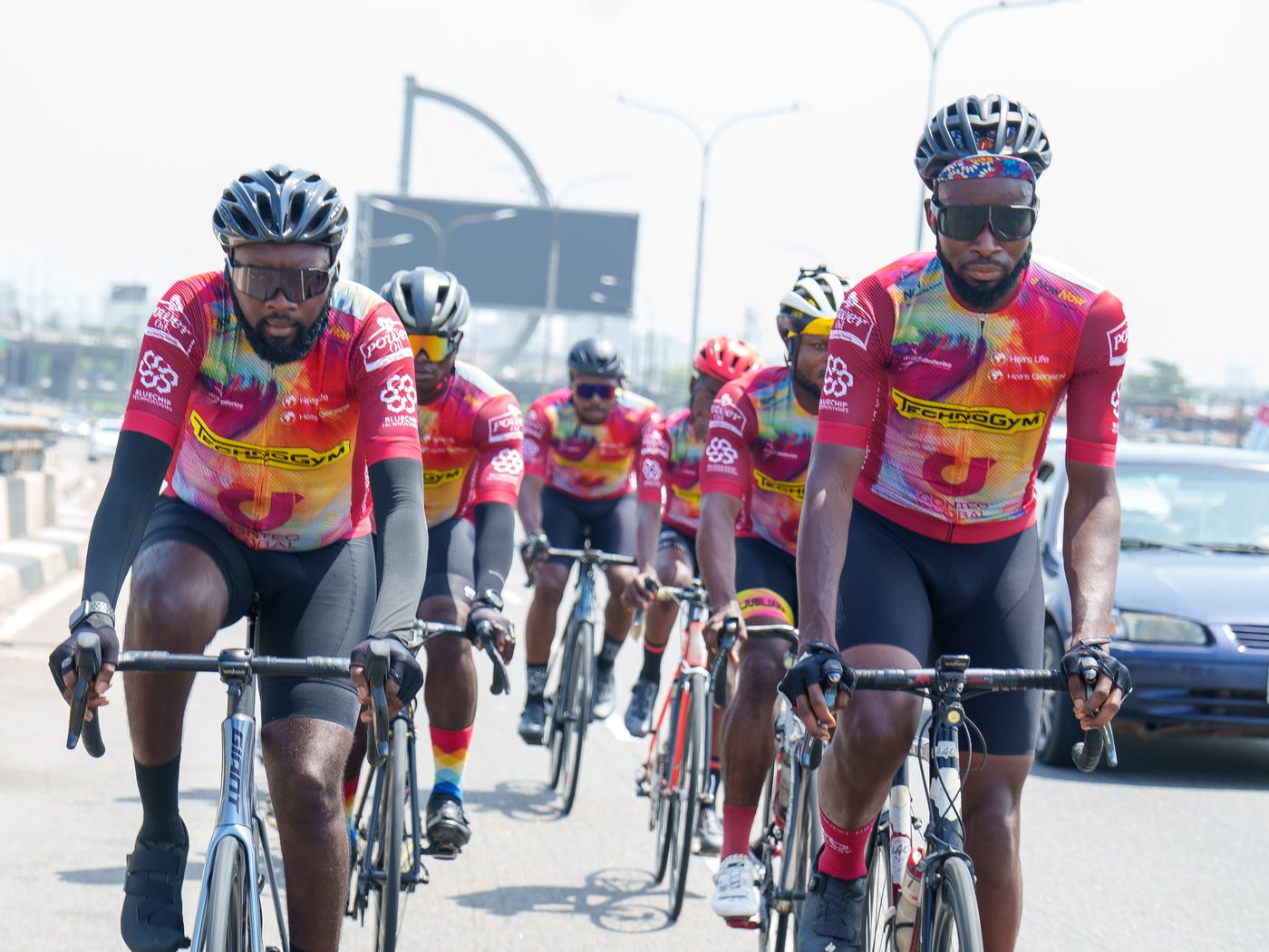 Cycology riders on a Saturday morning ride